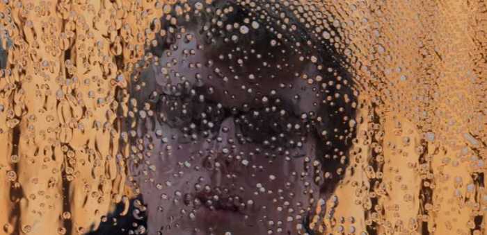 face at the window